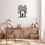 Wallity Love Garden - 270 Accesorio de Pared de Metal Negro